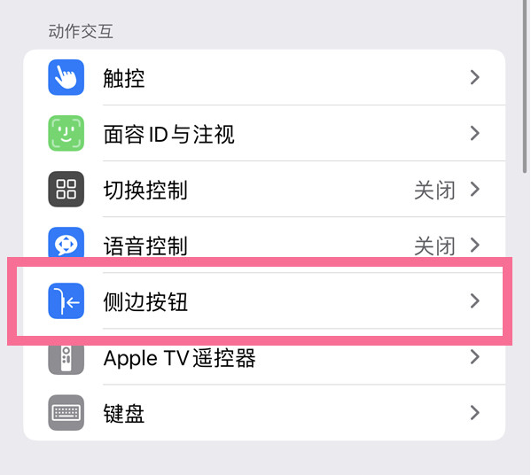 马边苹果14维修店分享iPhone14 Plus侧键双击下载功能关闭方法 